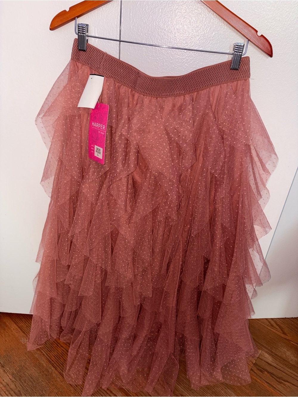 Harper Rose Dusty Layered Tulle Maxi Skirt